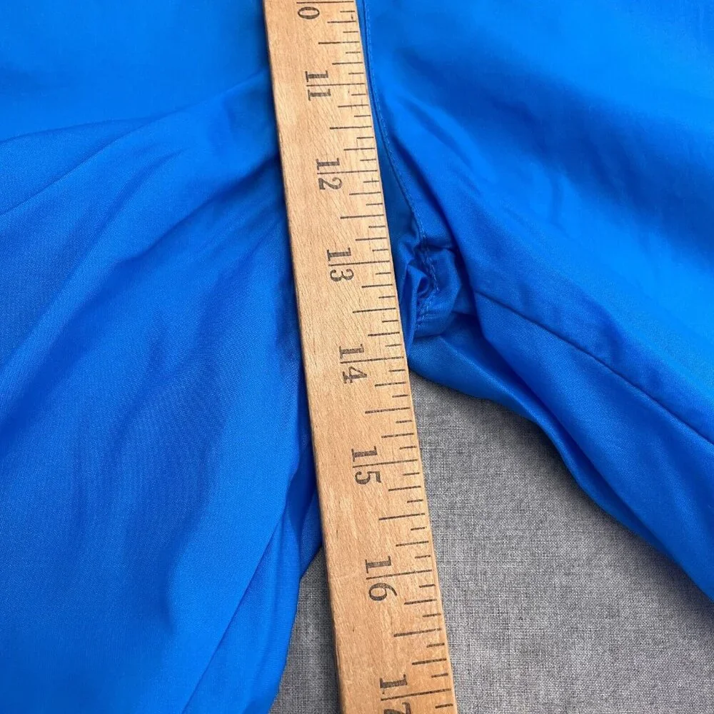 Adidas Track Pants Adult Large Blue All Nylon Lined Pull On Softshell VTG‎ Flaws